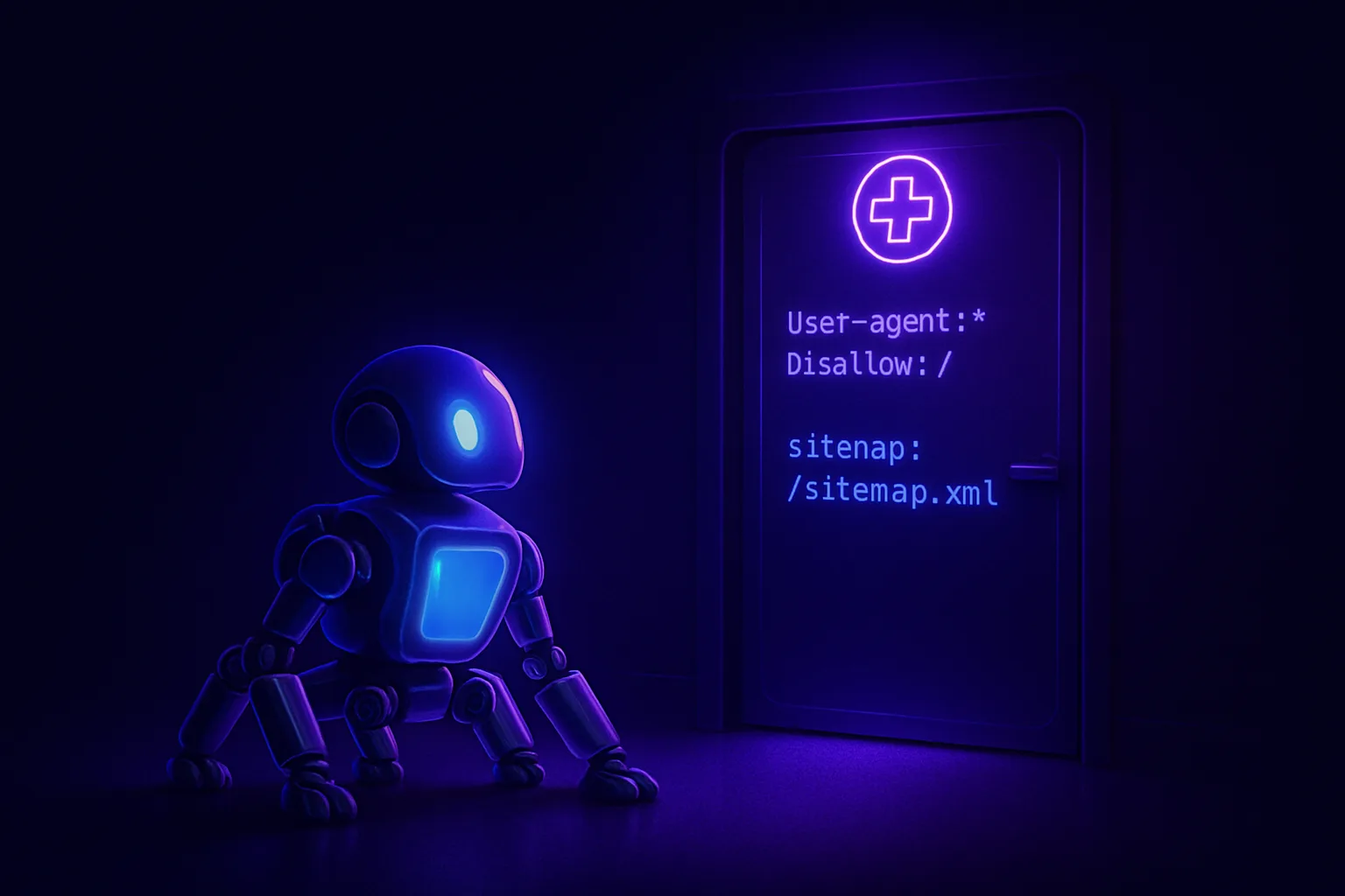 AI 크롤러가 병원 홈페이지 문 앞에서 되돌아가는 이유 — robots.txt와 사이트맵부터 점검하세요