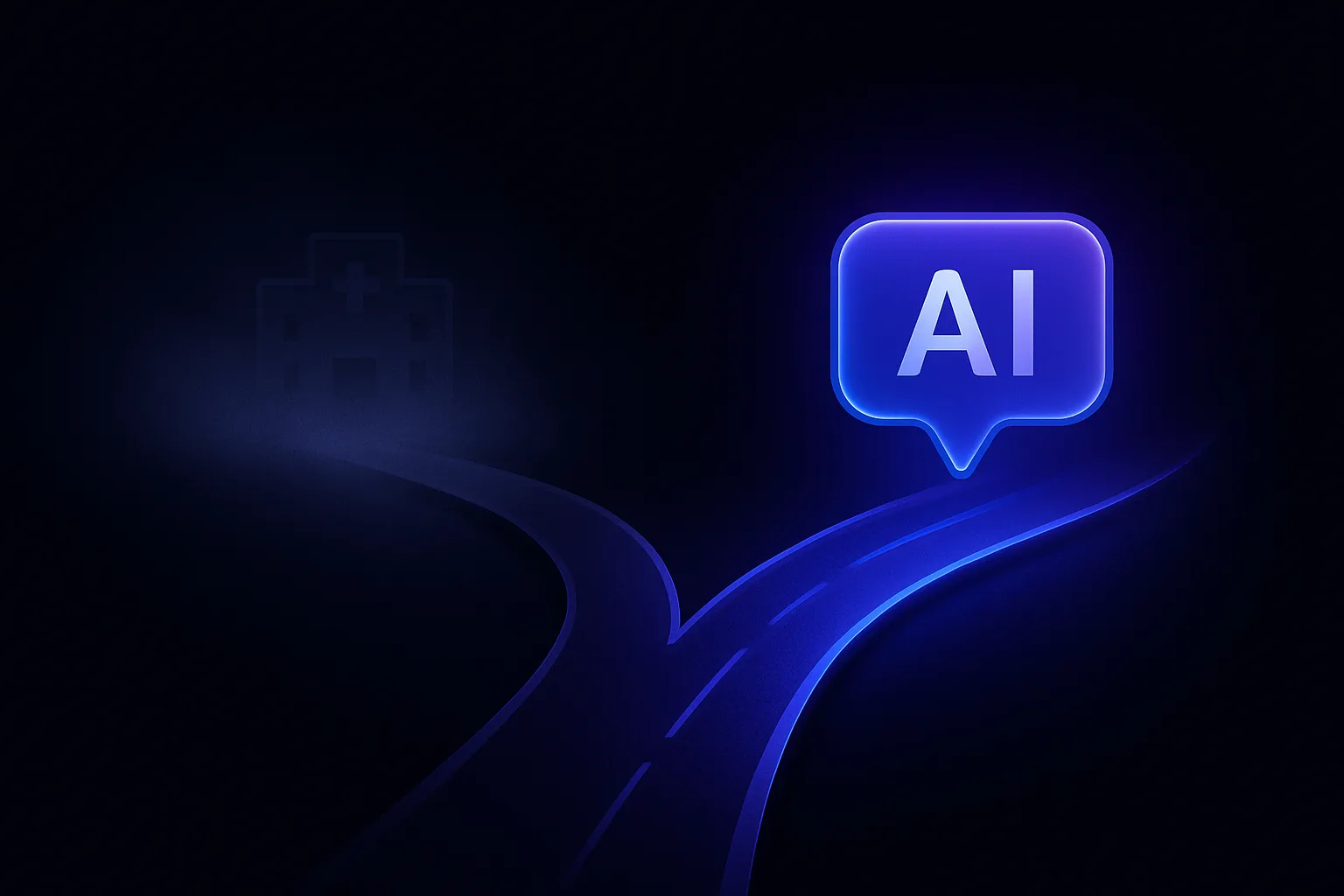 스키마 유무에 따라 AI 답변에 포함되거나 누락되는 두 갈래 길 개념 일러스트